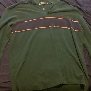 Polo long sleeve shirt.